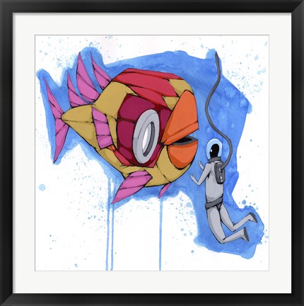 Framed We Get Deep Print