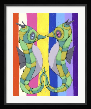 Framed We Stay In Contact Print