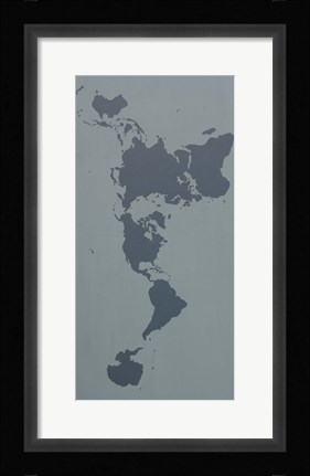 Framed World Map Print