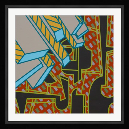 Framed Lines Proejct 76 Print