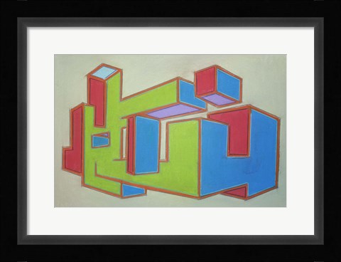 Framed Project Third Dimension 5 Print