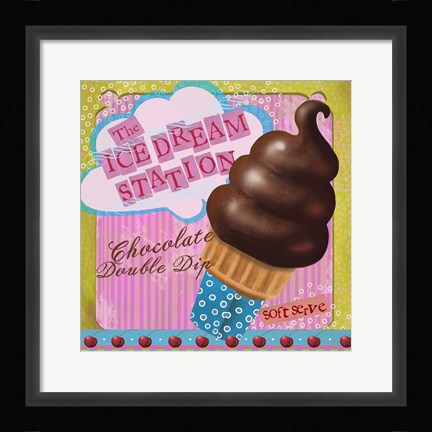 Framed Dream Cone I Print