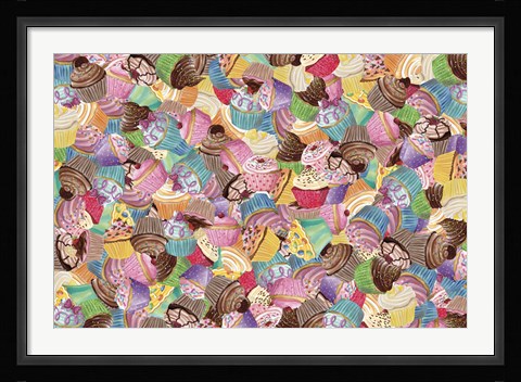 Framed Cupcake Mania Print