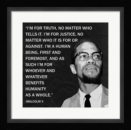 Framed I'm for Truth Print