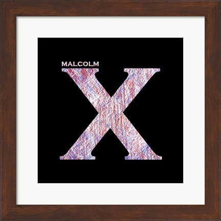 Framed X Print