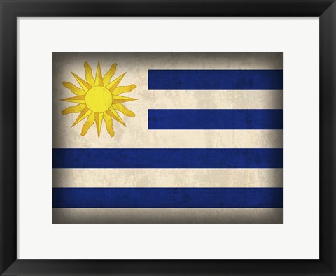 Framed Uruguay Print