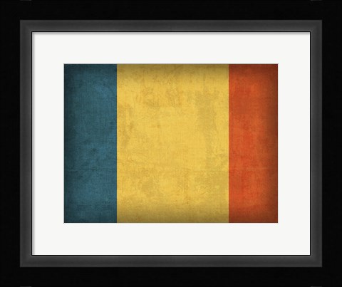 Framed Romania Print