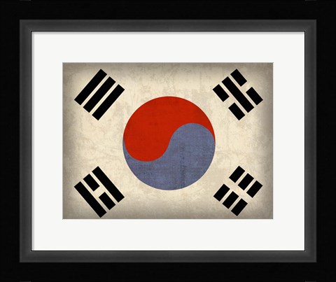 Framed Southkorea Print