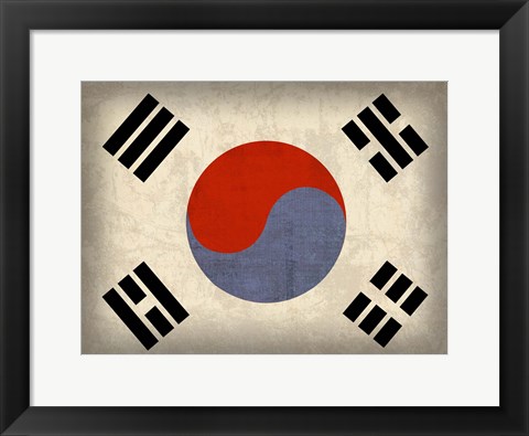 Framed Southkorea Print