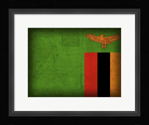 Framed Zambia Print