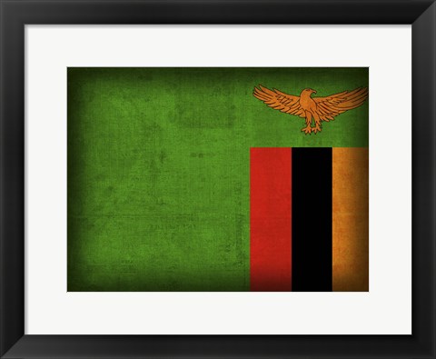 Framed Zambia Print