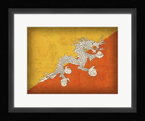 Framed Bhutan Print