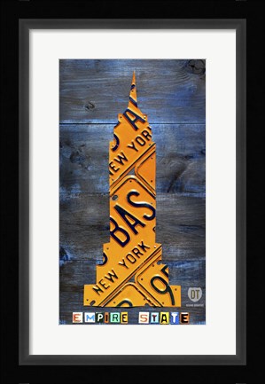 Framed Empire State Building Print