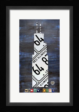 Framed Windy City Building Print