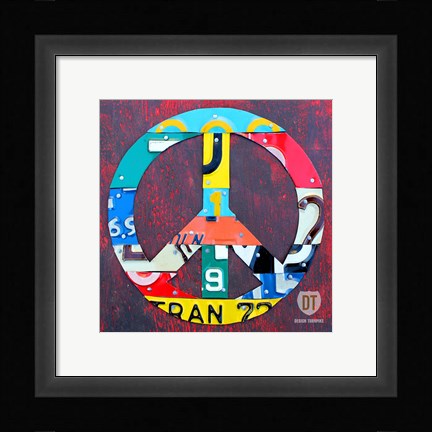 Framed Peace Print