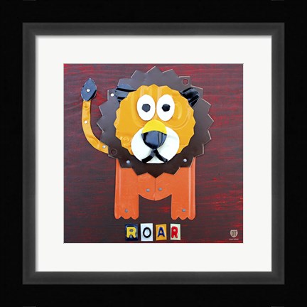 Framed Roar The Lion Print