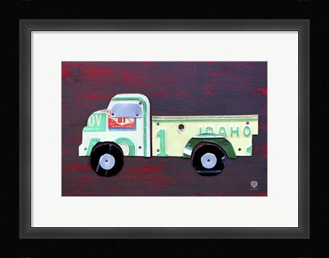Framed Pickup Truck Print