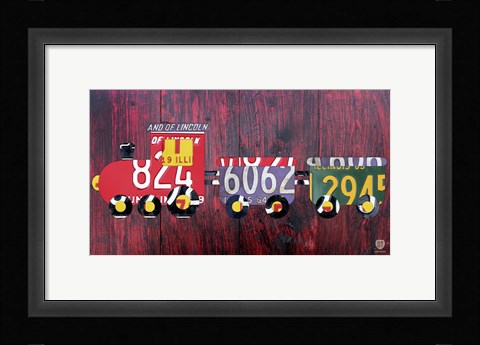 Framed Choo Choo Print