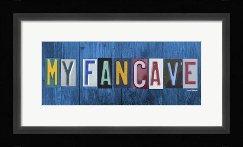 Framed My Fan Cave Print