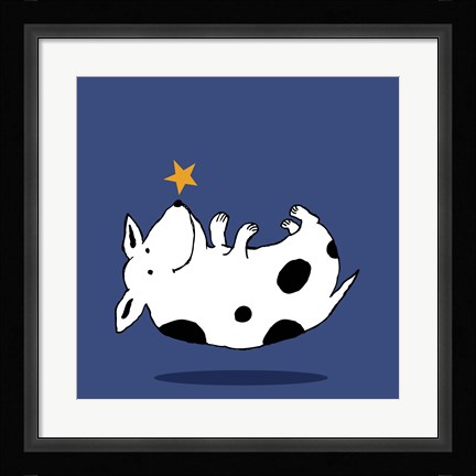 Framed Star Dog Print