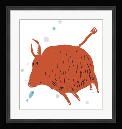 Framed Buffalo Love Print