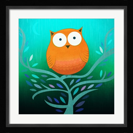 Framed Night Owl Print