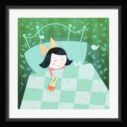 Framed Sweet Dream Girl Print