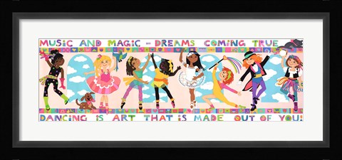 Framed Dancing Is Art Print