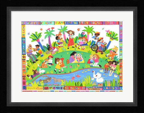 Framed I Love You Print