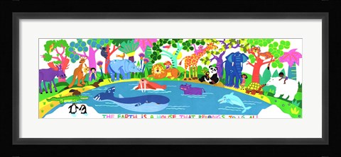 Framed Earth Is a House Print