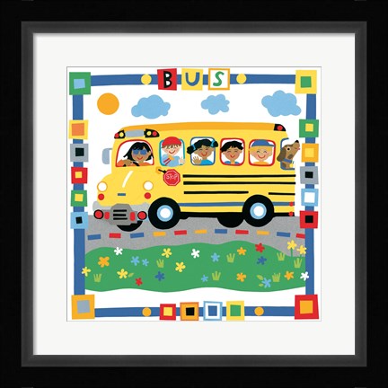Framed Bus Print