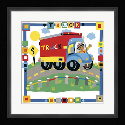 Framed Truck Print