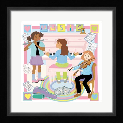 Framed Music Print