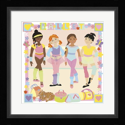 Framed Ballet Print