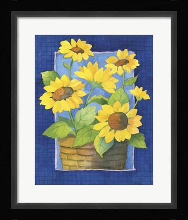 Framed Sunflowers Print