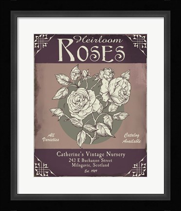 Framed Flower Shop I Print