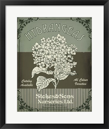 Framed Flower Shop II Print