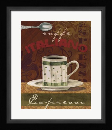 Framed Espresso Print