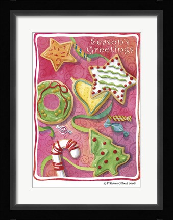 Framed Cookies Print