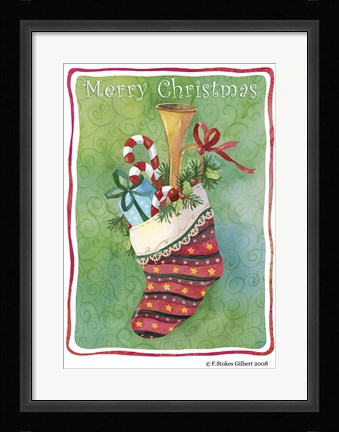 Framed Stocking 1 Print