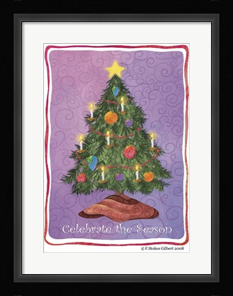 Framed Stocking 2 Print