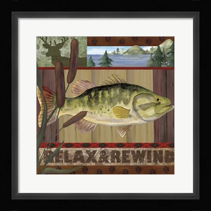 Framed Rustic Retreat II Print