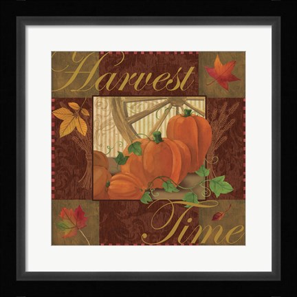 Framed Harvest Time I Print