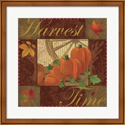 Framed Harvest Time I Print