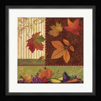 Framed Harvest Time II Print