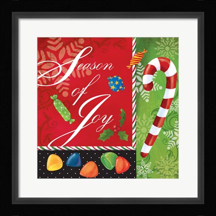 Framed Sweet Christmas II Print
