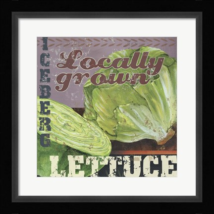 Framed Farm Fresh I Print