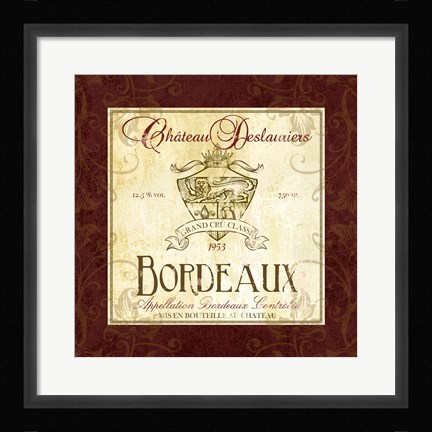 Framed Bordeaux Print