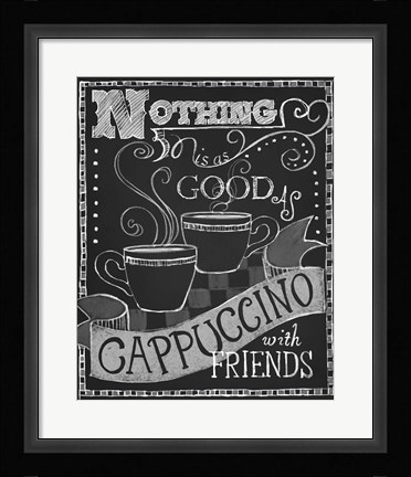 Framed Cappuccino Print