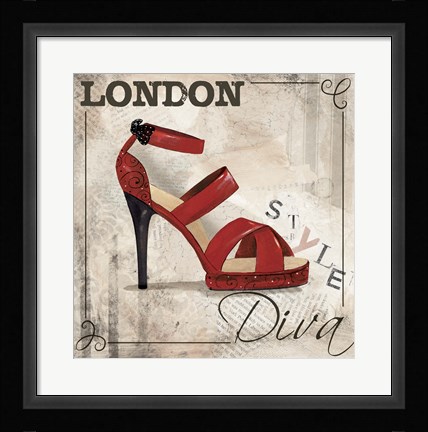 Framed London Style Print